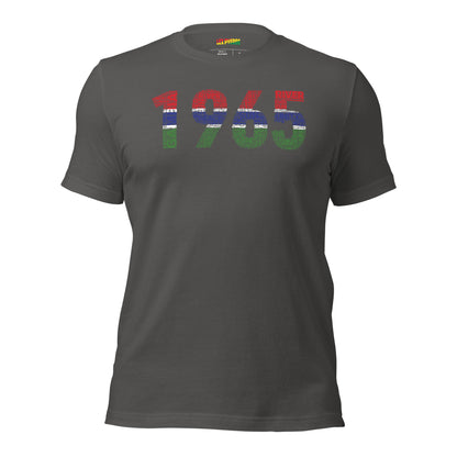 GAMBIA Independence Year Inspired Word Cluster Short-sleeve unisex t-shirt