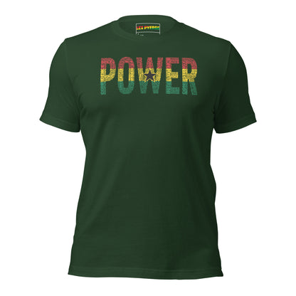 POWER Ghana Inspired Unisex t-shirt