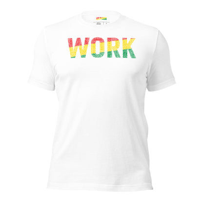 WORK Word Cluster Short-Sleeve Unisex T-Shirt