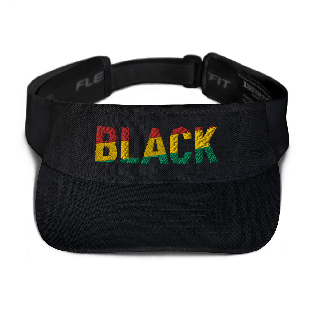 BLACK Pan African inspired Visor