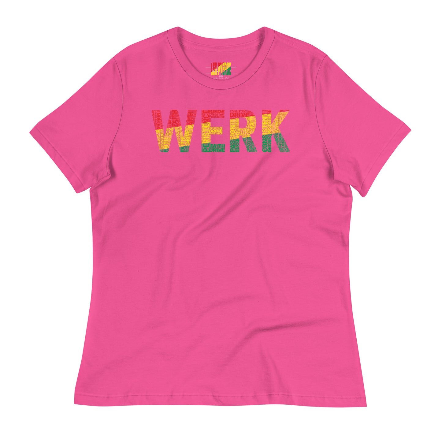 WERK Word Cluster Women's short sleeve t-shirt