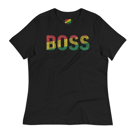 BOSS  Pan African Inspired Women's Relaxed T-Shirt