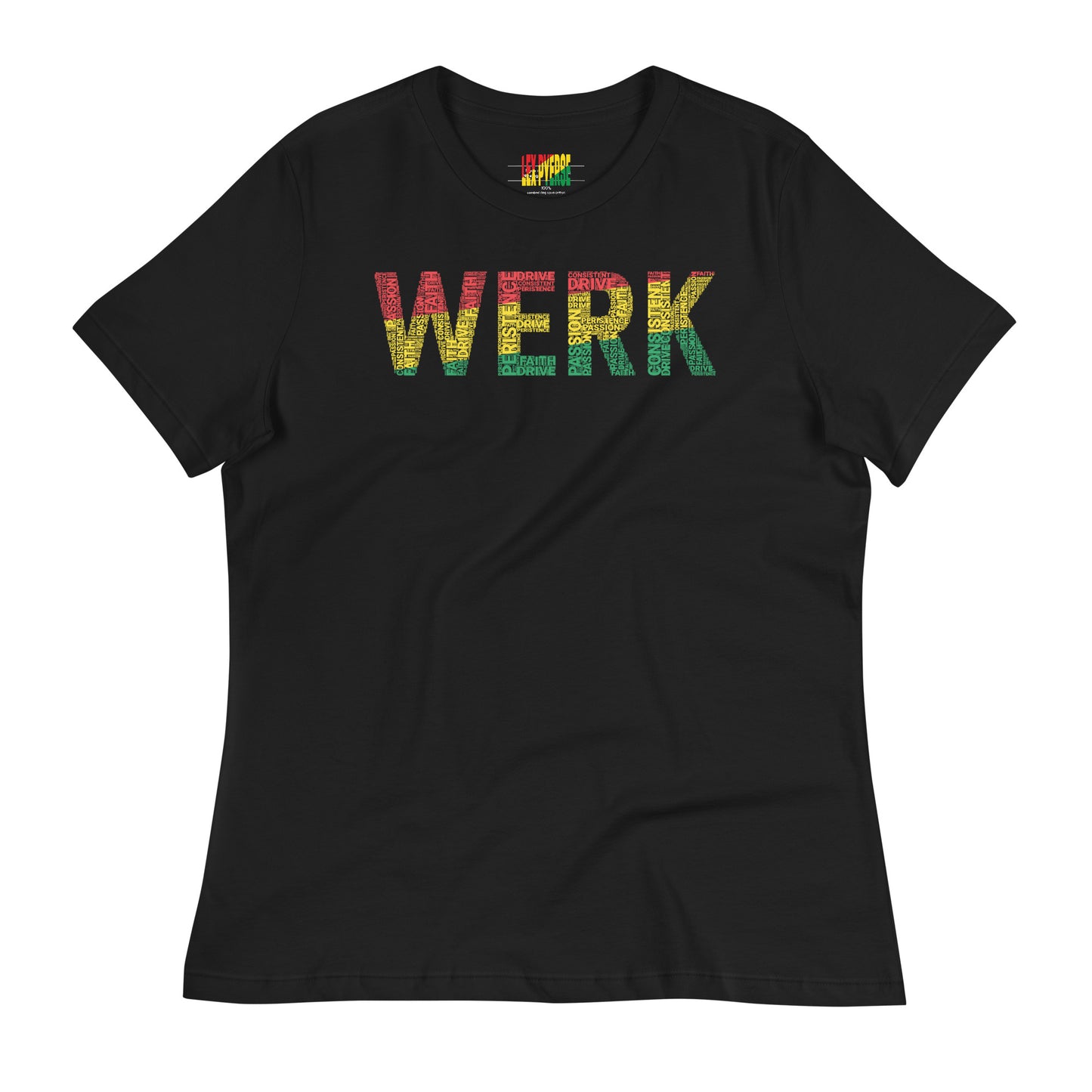 WERK Word Cluster Women's short sleeve t-shirt