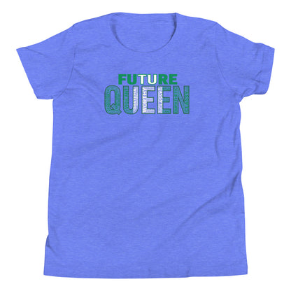 FUTURE QUEEN Nigerian Inspired Word Cluster Youth Short Sleeve T-Shirt