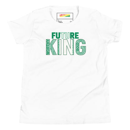 FUTURE KING Nigerian Inspired Word Cluster Youth Short Sleeve T-Shirt
